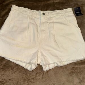 Lucky Brand Off-White Jean Shorts